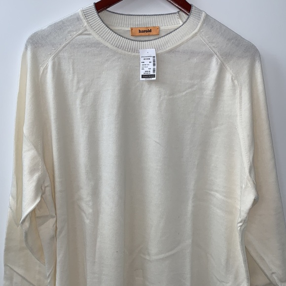 ❣️Cashmere Crew Neck Sweater Size XL by Harold/Harry Rosen New W/ Tags Reg $295 - Picture 8 of 11